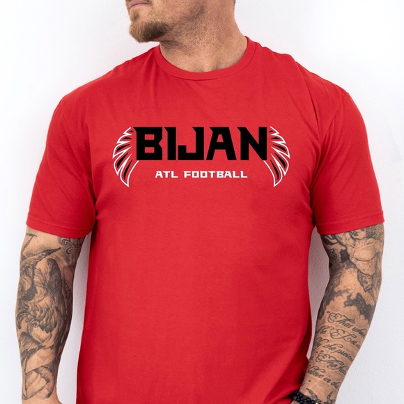 NEW BIJAN, Atlanta Football Adult / Youth T-Shirt - Picture 4 of 7